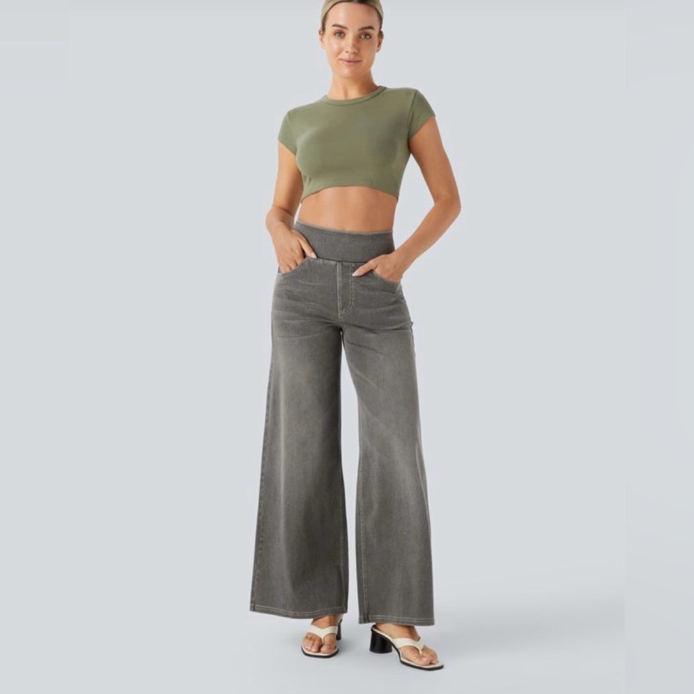 HALARA Gray Blackish Jeans Pants - Picture 8 of 10